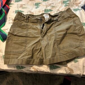 Time and Tru Green Cargo Shorts